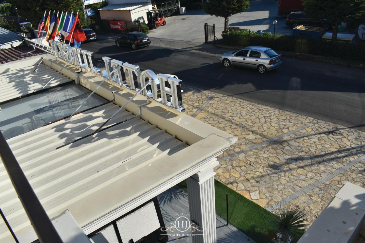 Hotel Jurgen Lezhe Bagian luar foto