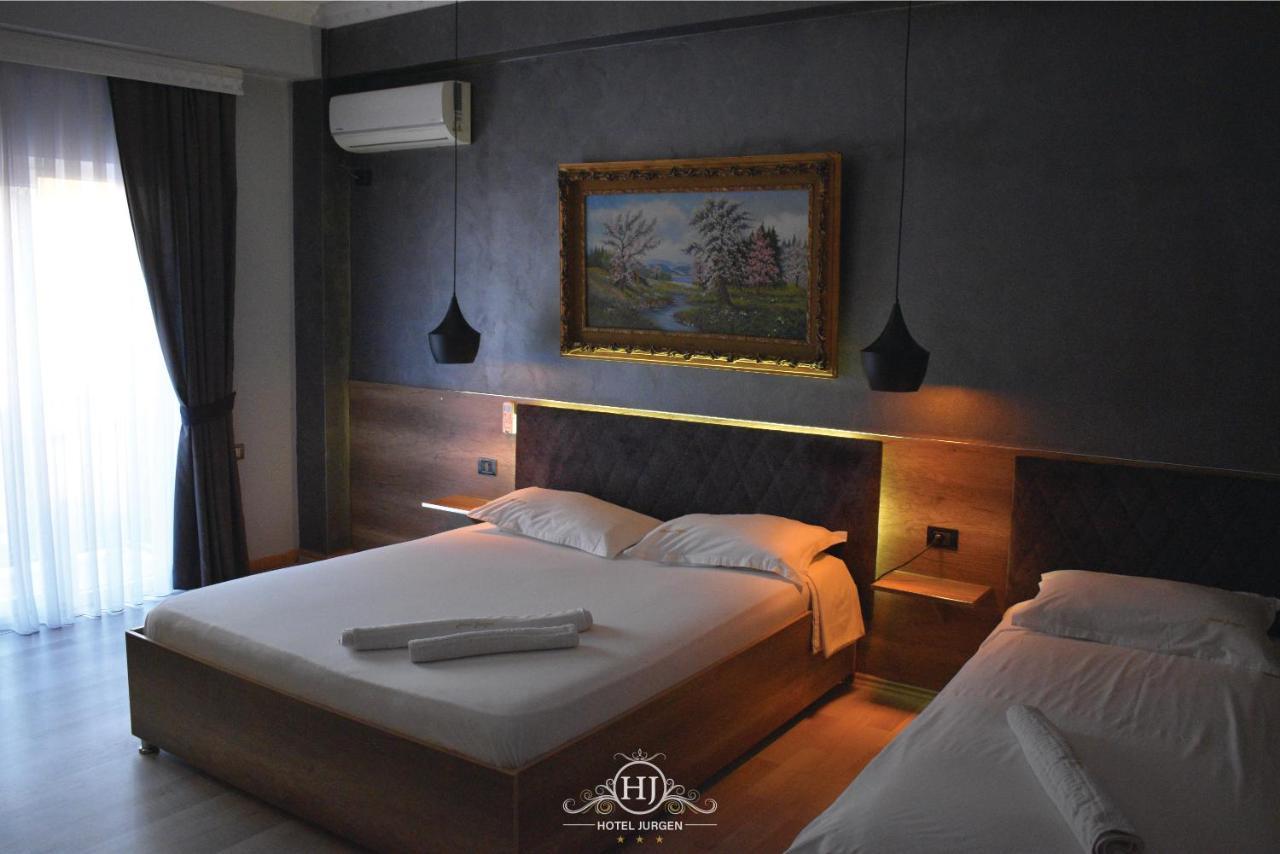 Hotel Jurgen Lezhe Bagian luar foto