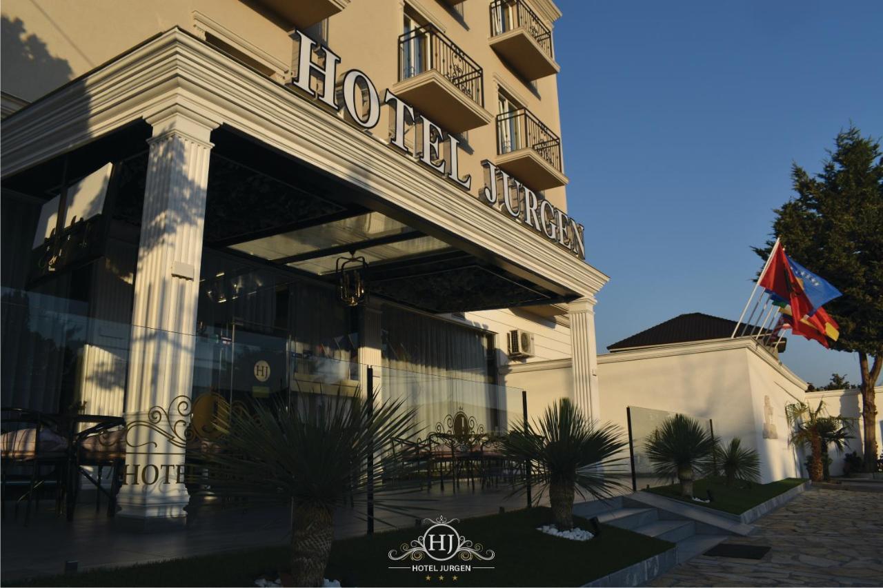 Hotel Jurgen Lezhe Bagian luar foto