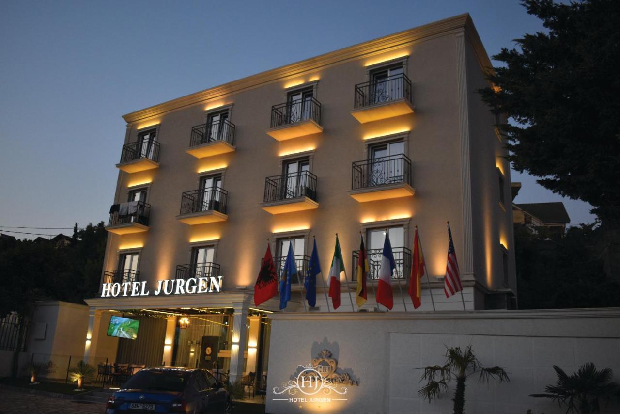 Hotel Jurgen Lezhe Bagian luar foto